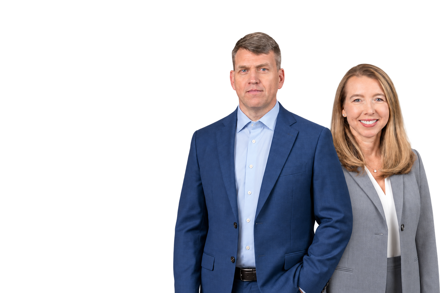 Attorneys of Rainey & Rainey standing in the firm's office